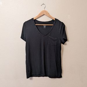 Black V-Neck T-shirt